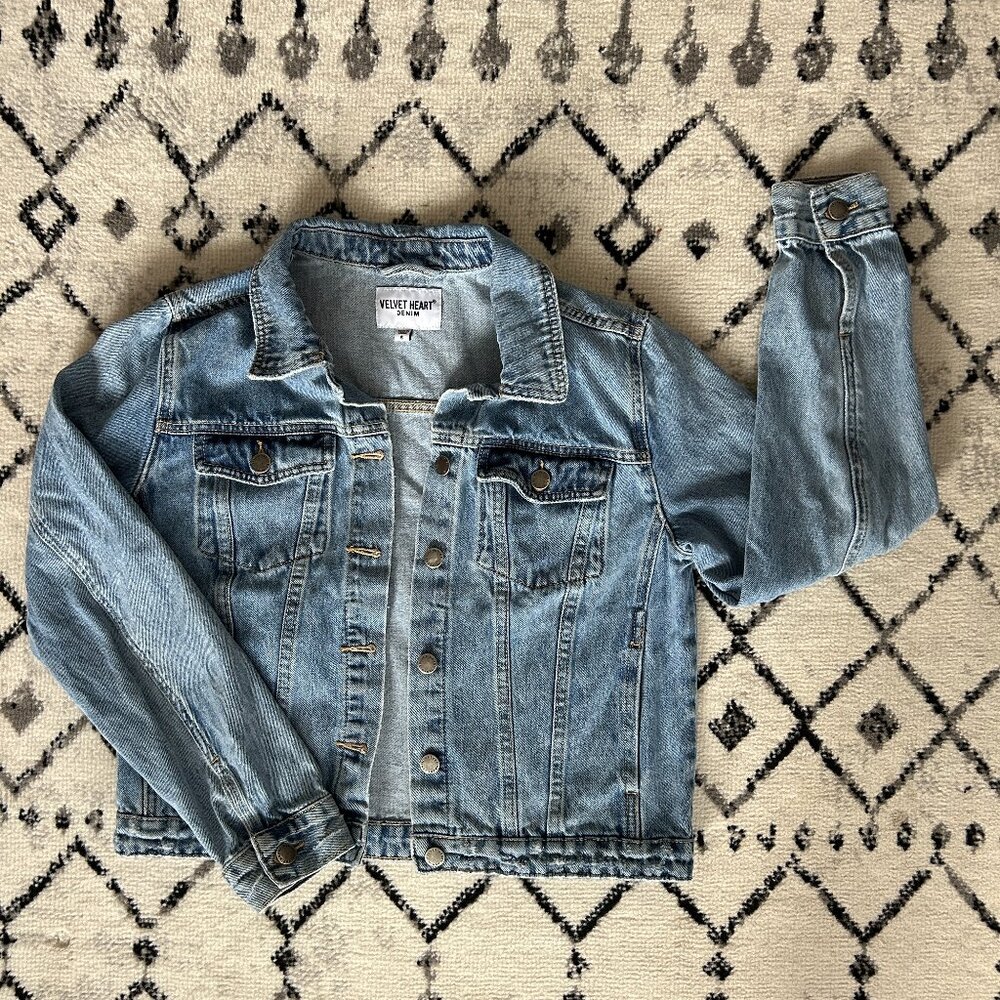 Velvet Heart Denim Jacket